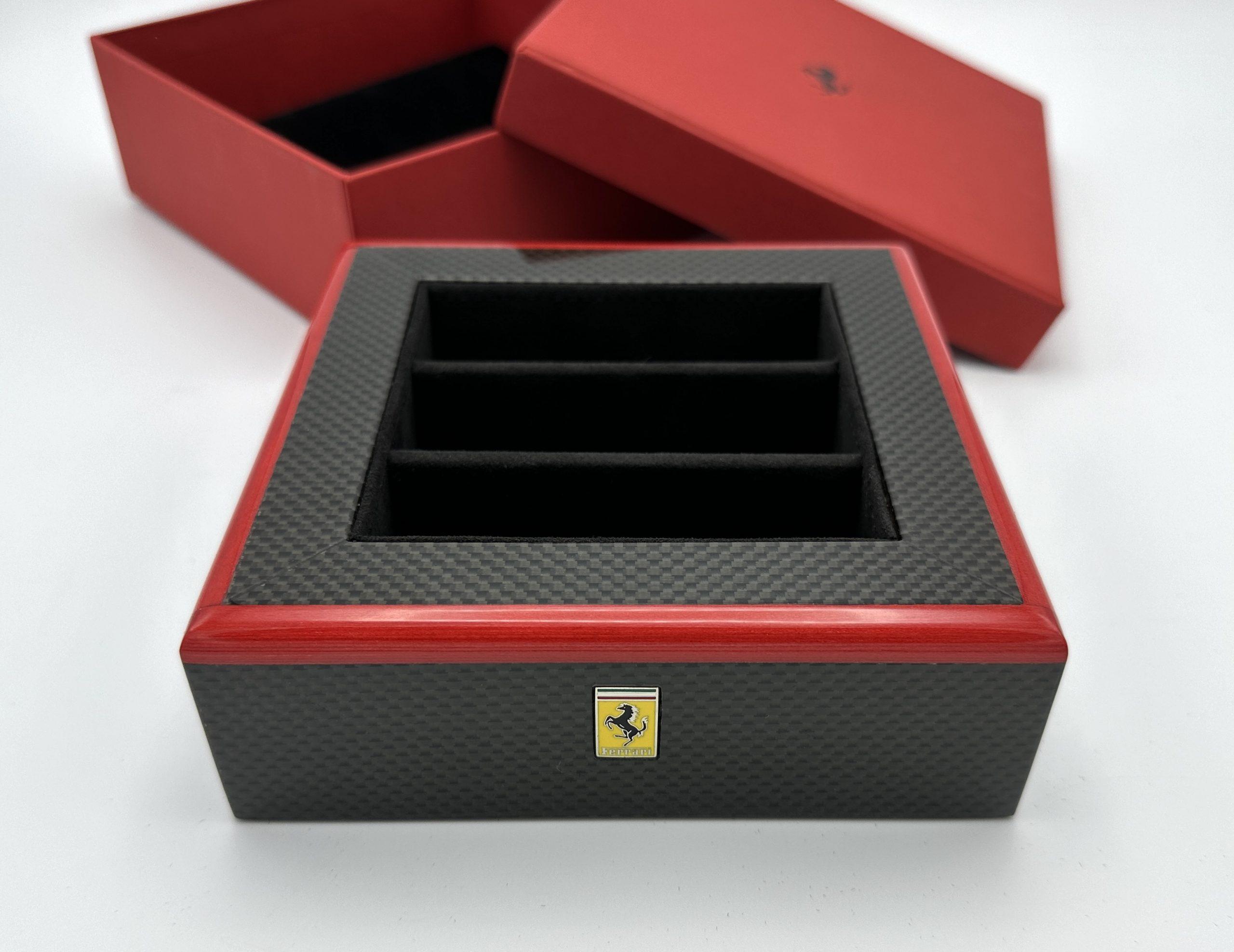 Ferrari Carbon Fiber Business Card Tray - Official Accessory