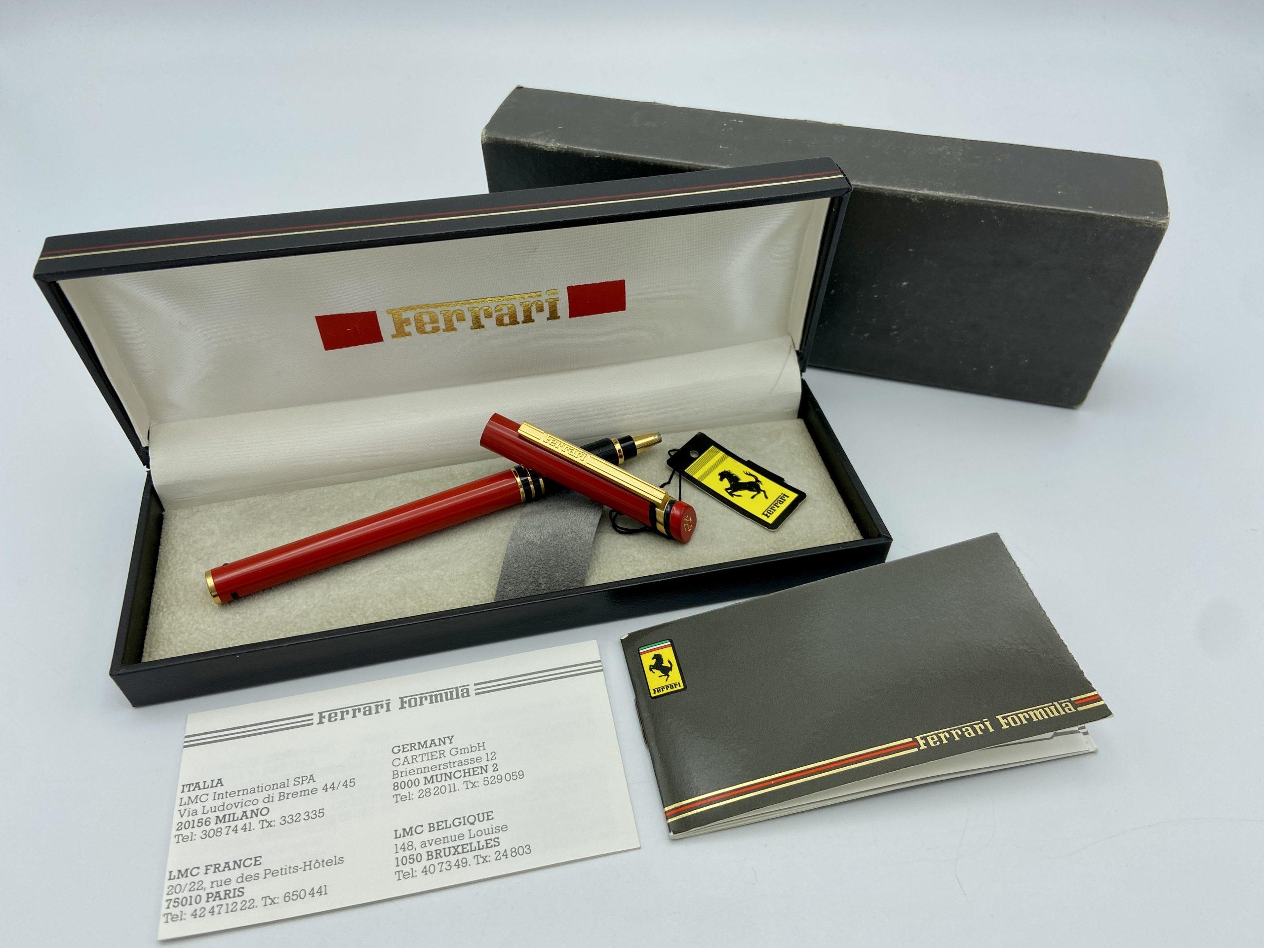 Ferrari Formula Red Roller Pen, Ballpoint in Box – Cartier Series