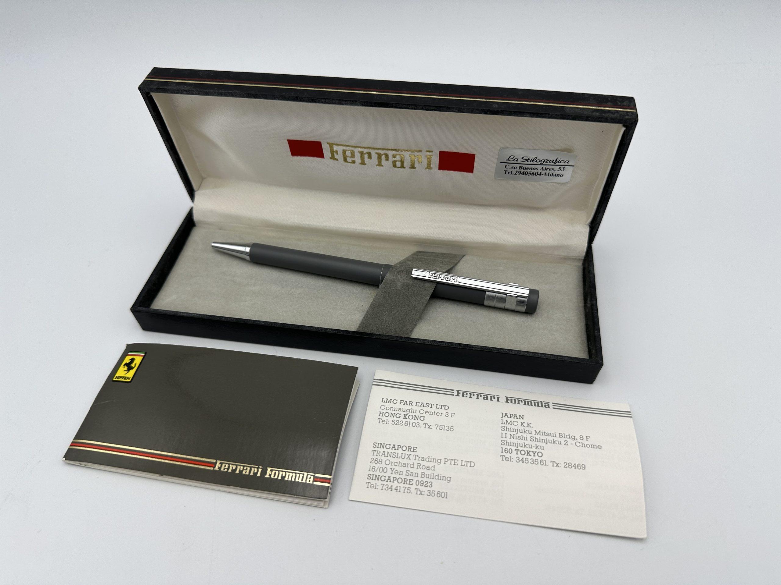 Ferrari Formula Mat Grey Ballpoint Pen in Box – Cartier Series