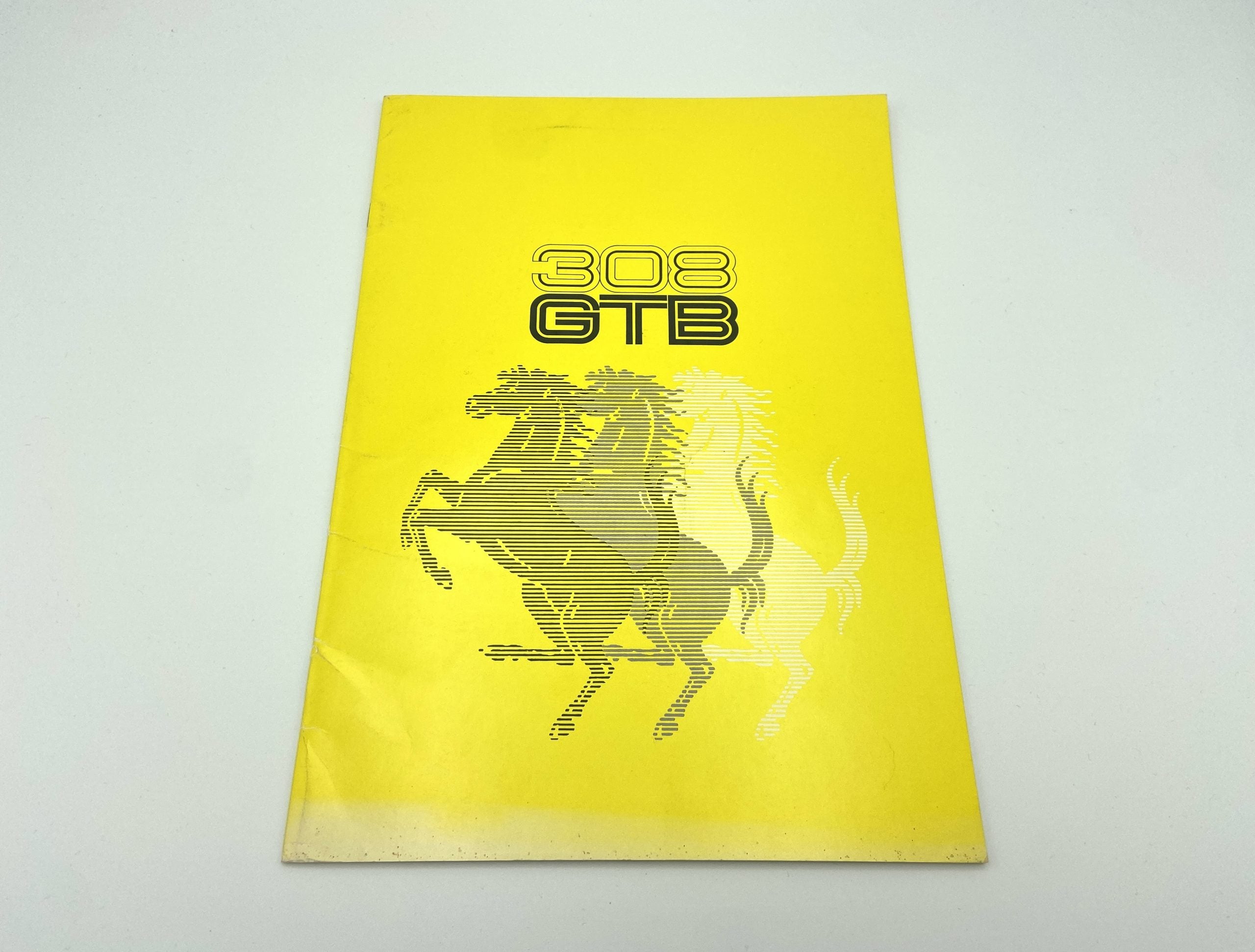 Ferrari 308 GTB Early Black White Sales Brochure #111/75 - 1975