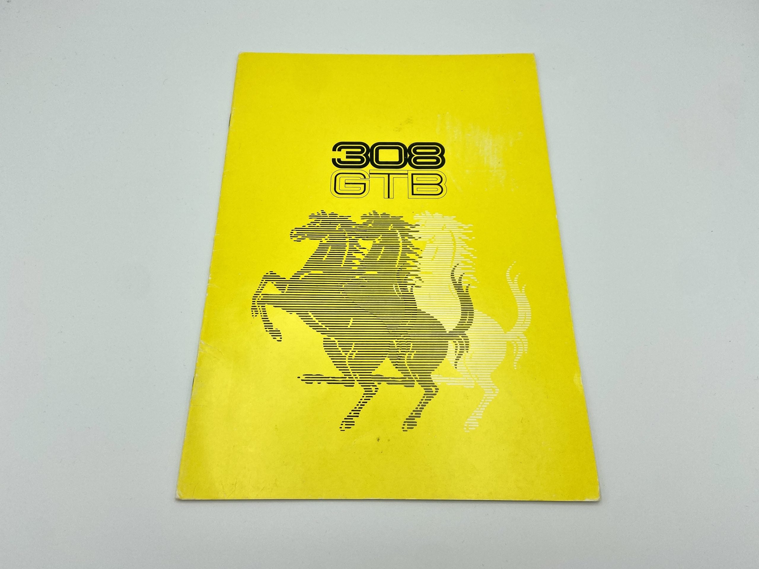 Ferrari 308 GTB Sales Brochure #120/76 - 1976