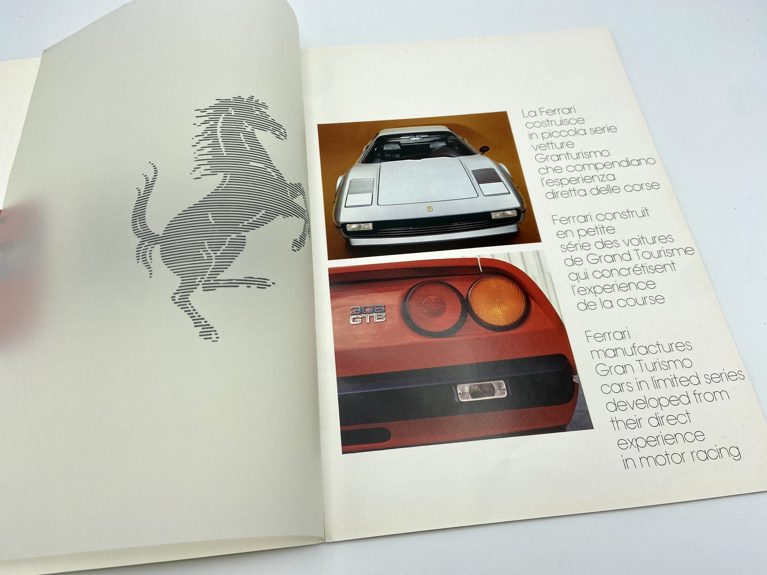 Ferrari 308 GTB Sales Brochure #120/76 - 1976