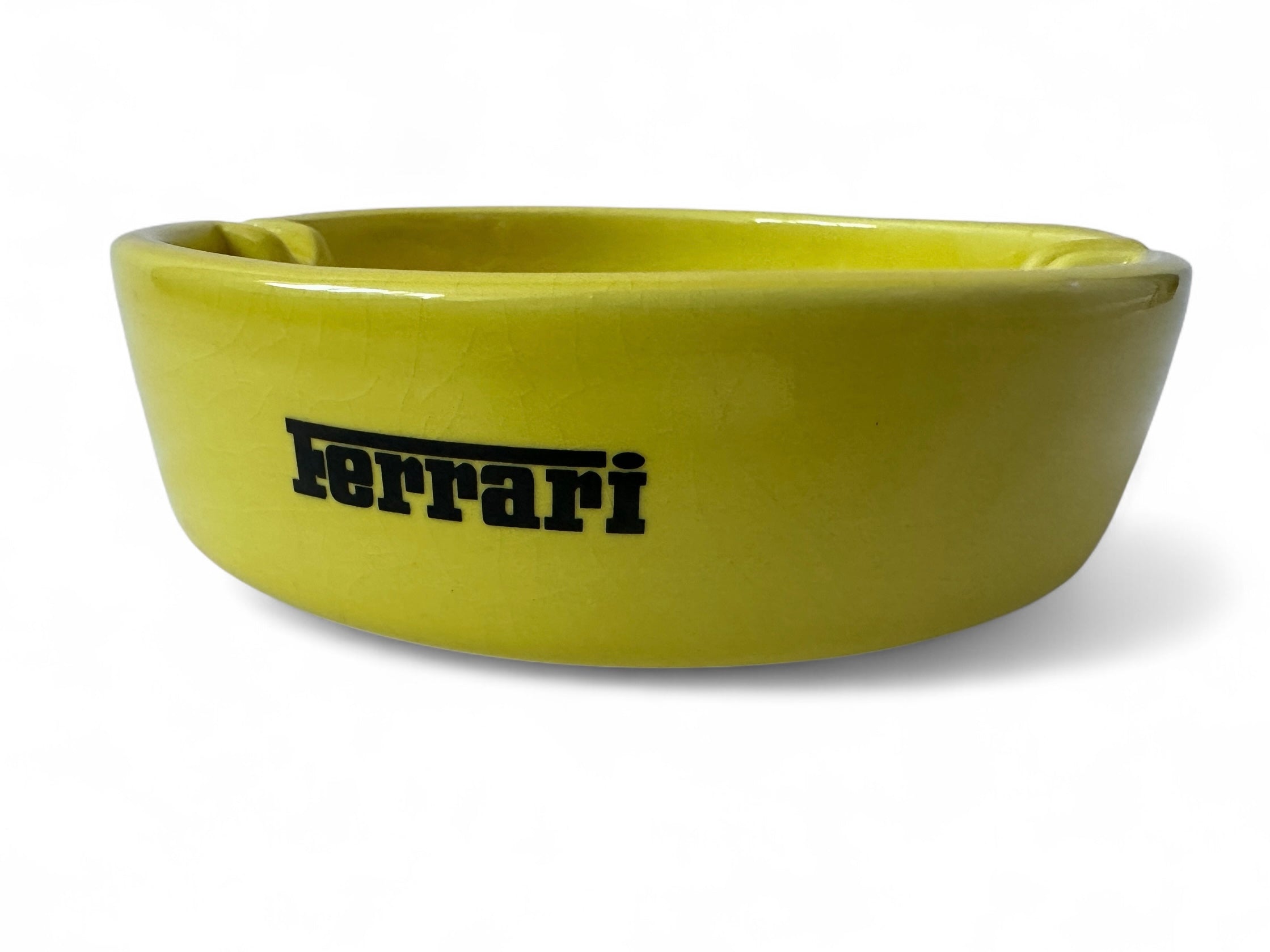 Ferrari Classic Ceramic Ashtray By Bitossi Italy - Official Accessory