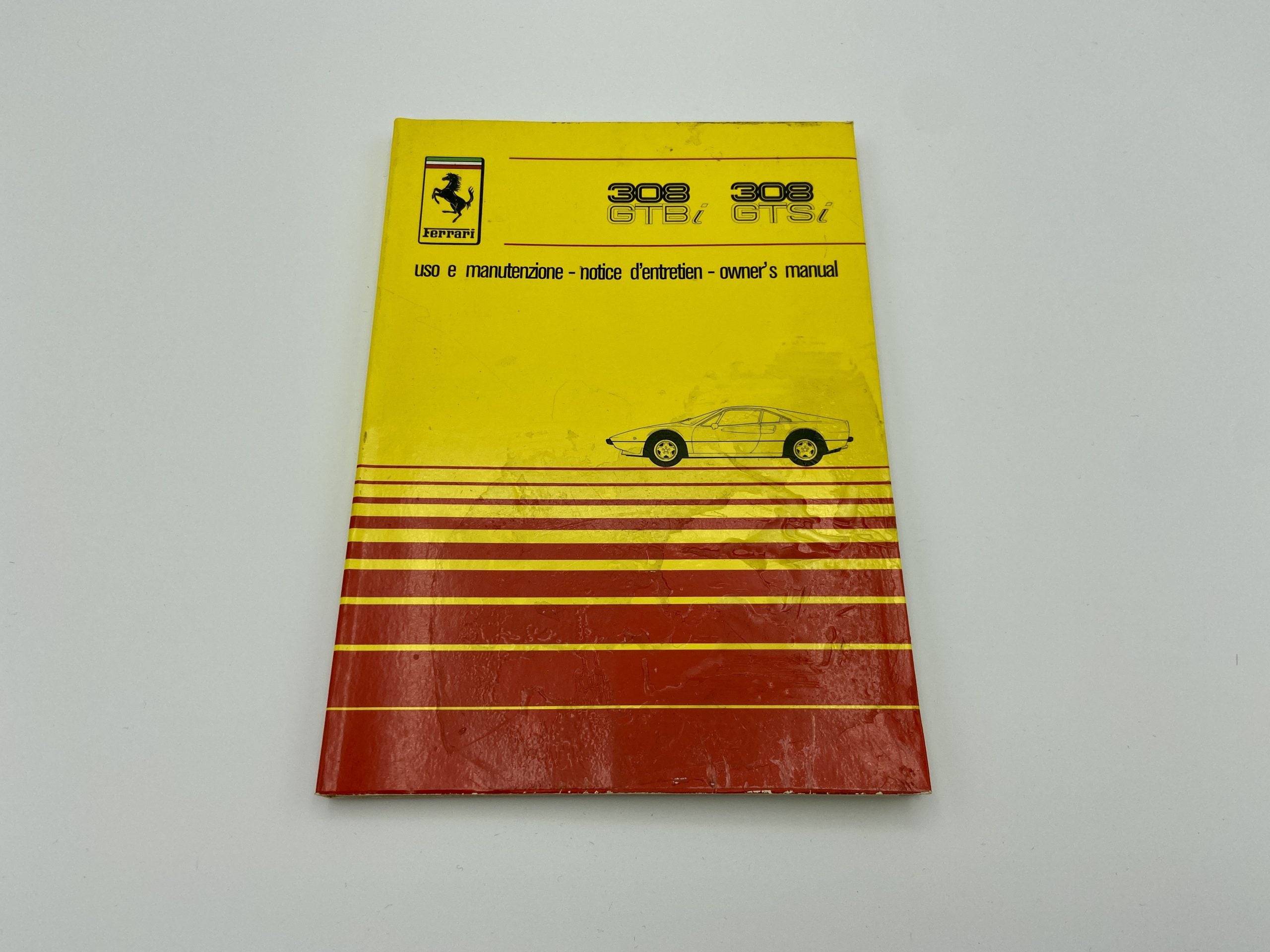 Ferrari 308 GTBi/GTSi Owner's Manual #195/80 - 1980