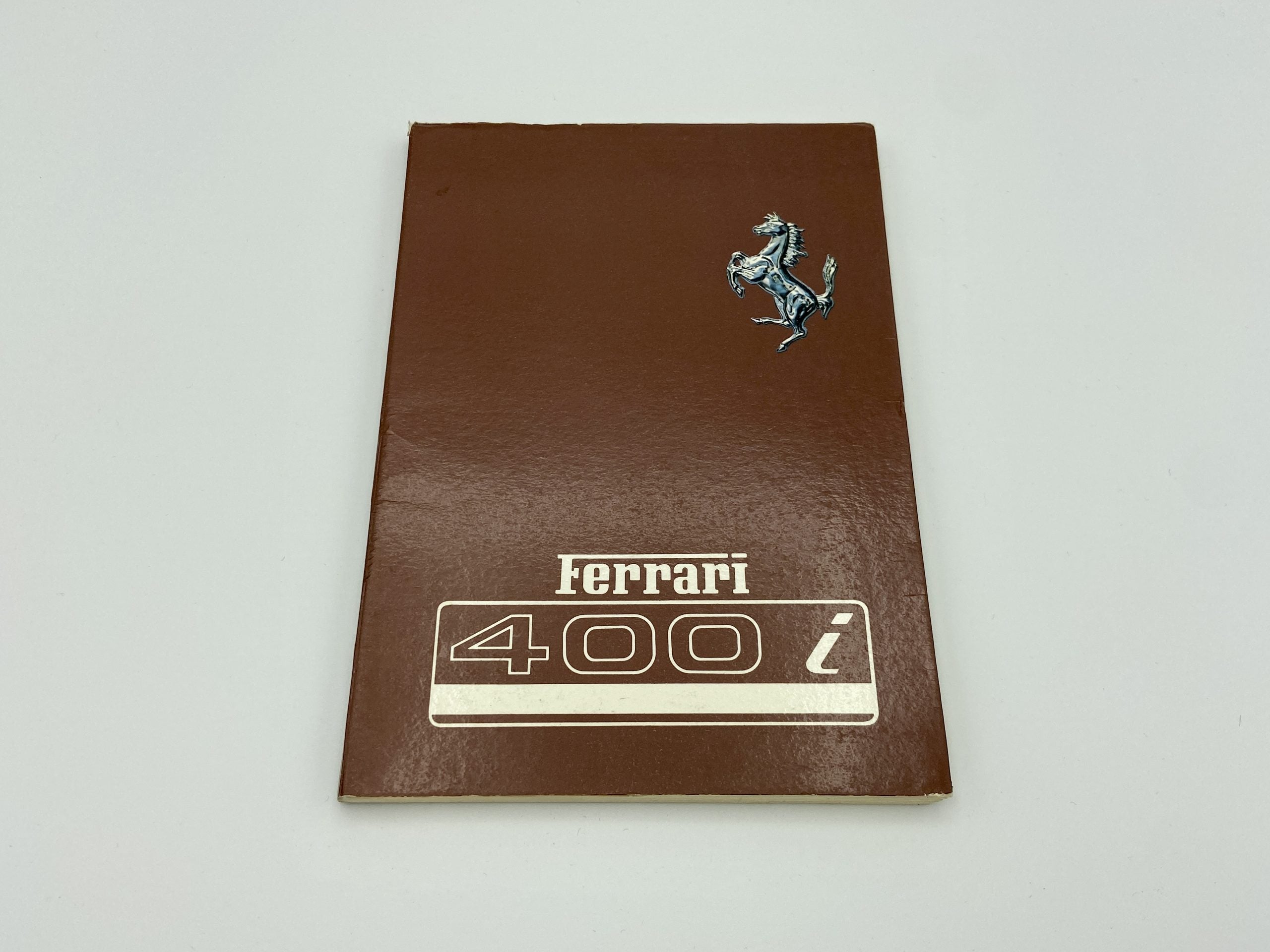 Ferrari 400i Owner's Manual #250/82 - 1982