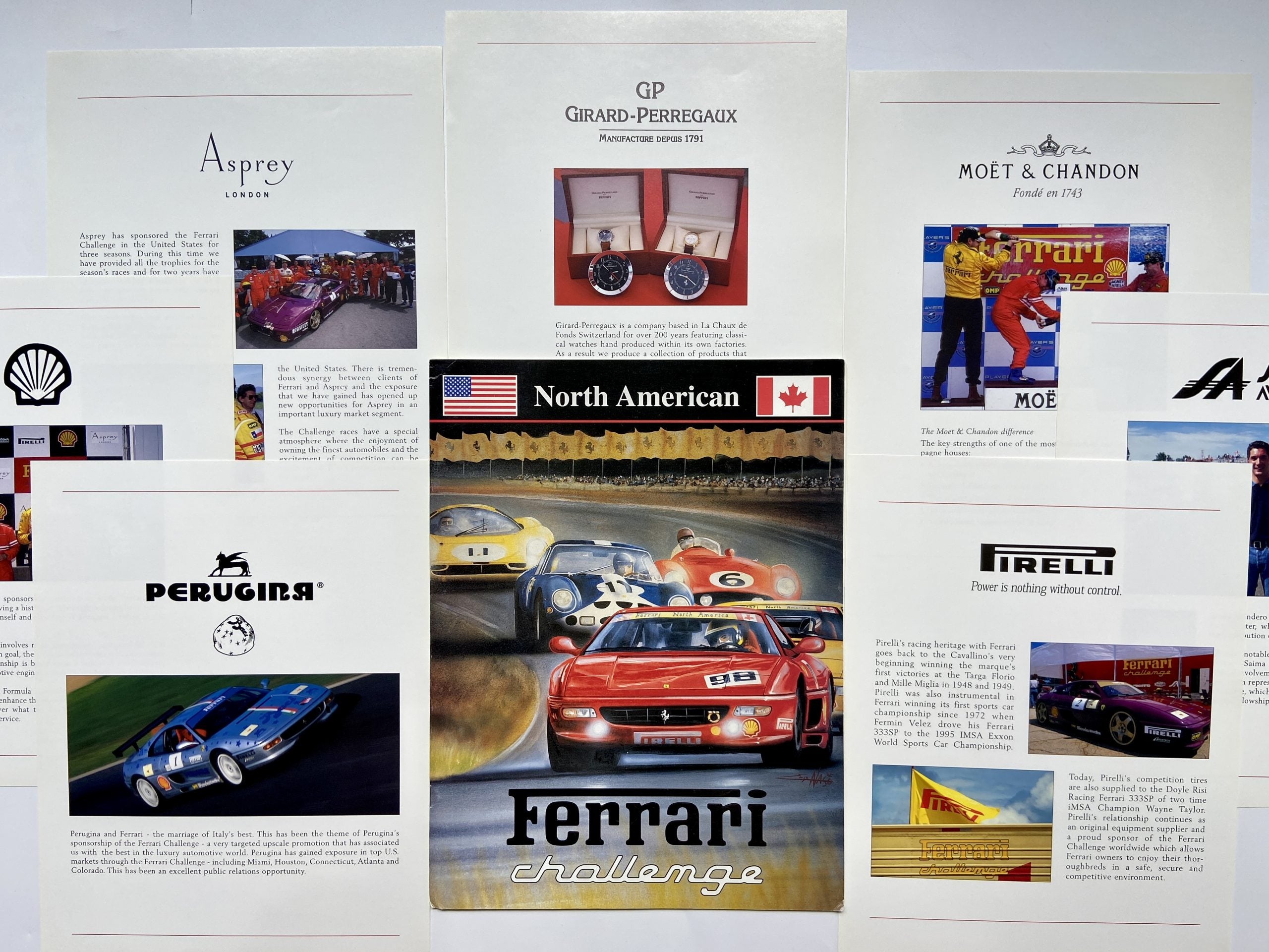 Ferrari F355 Challenge North American Racing Brochure – Press Folder