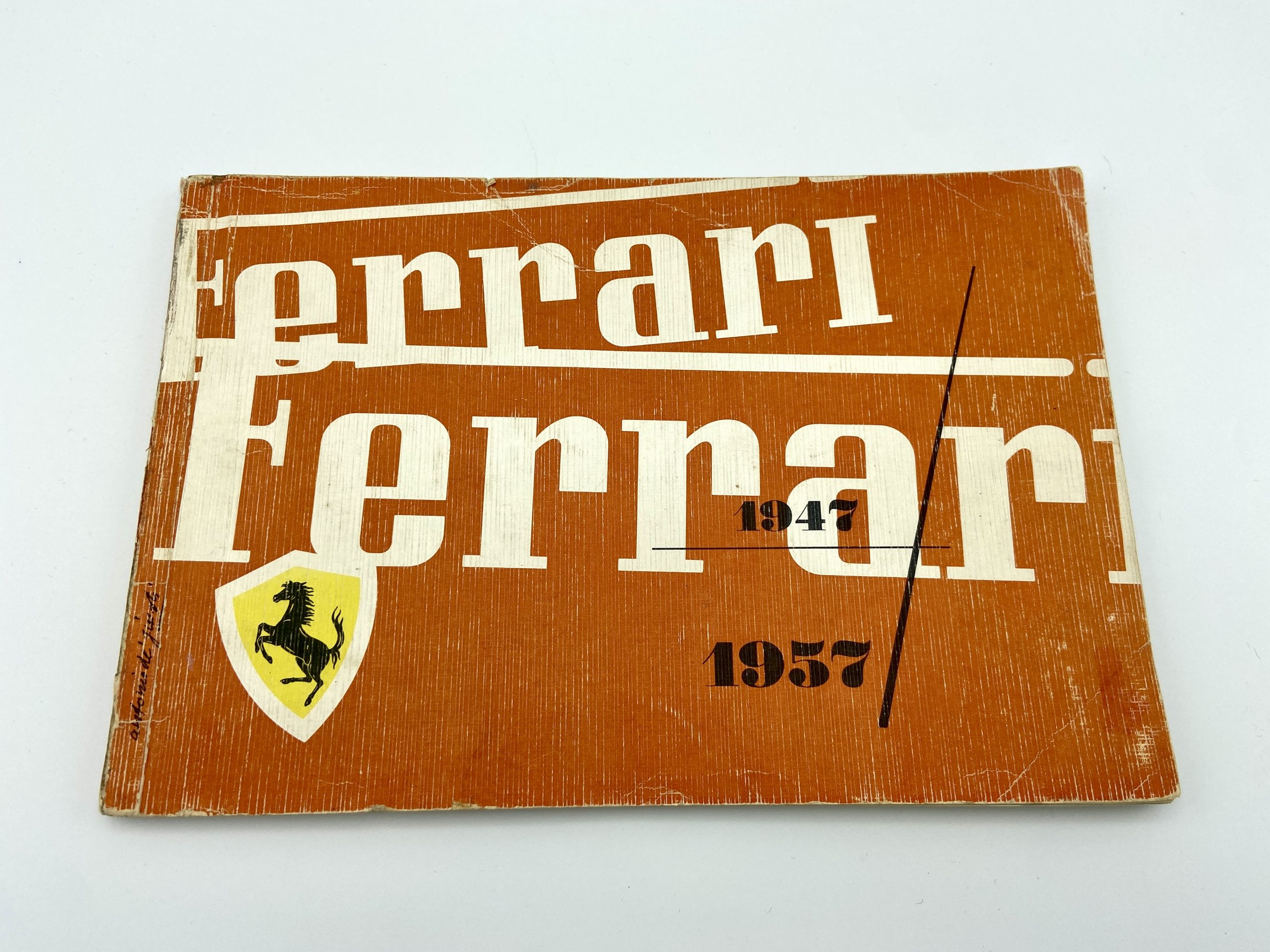 Ferrari Yearbook Annuario 1957 - Velina Version - Transparent Engine Page