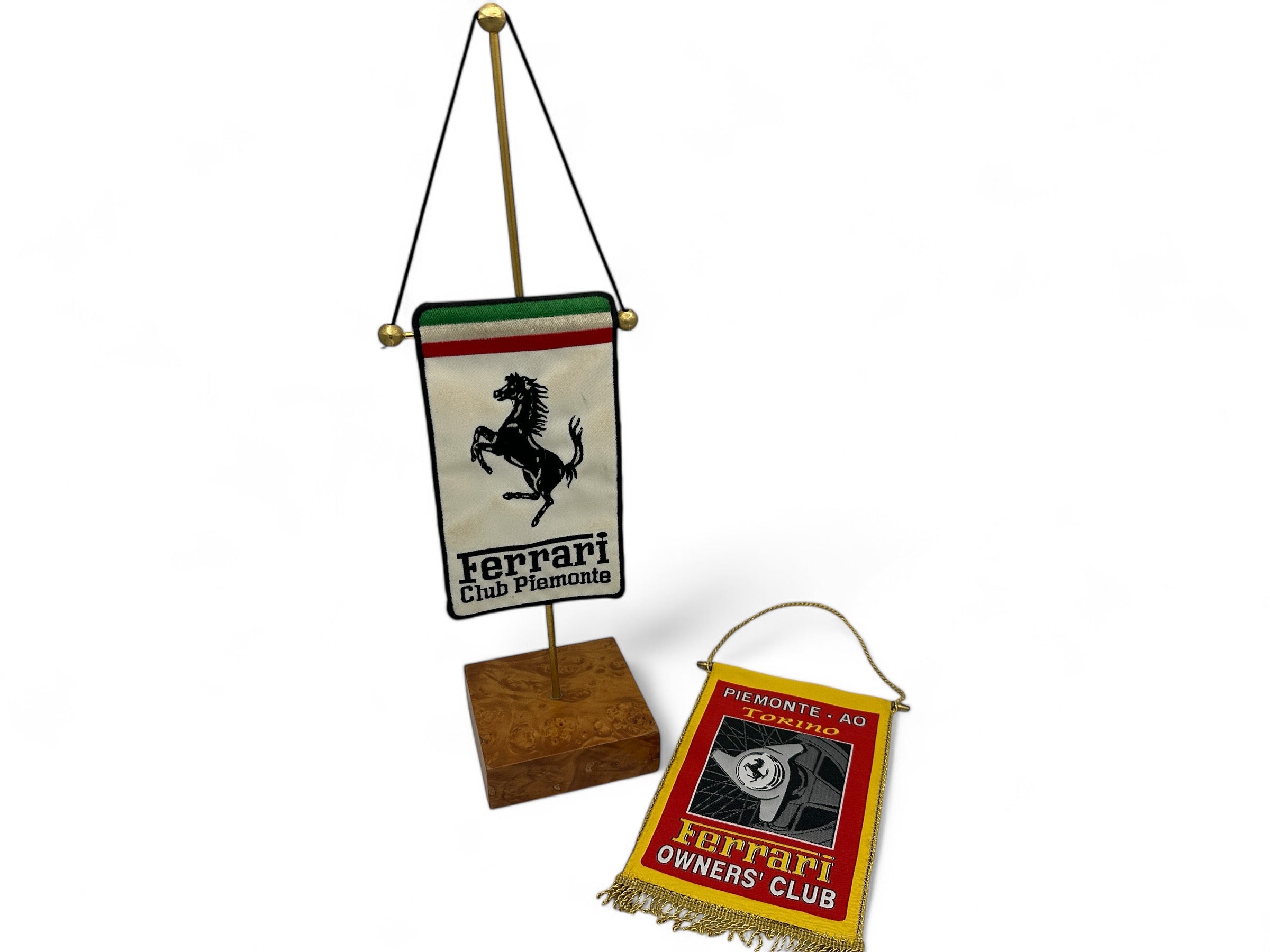 Ferrari Club of Italy Desk Flag, Table Banner