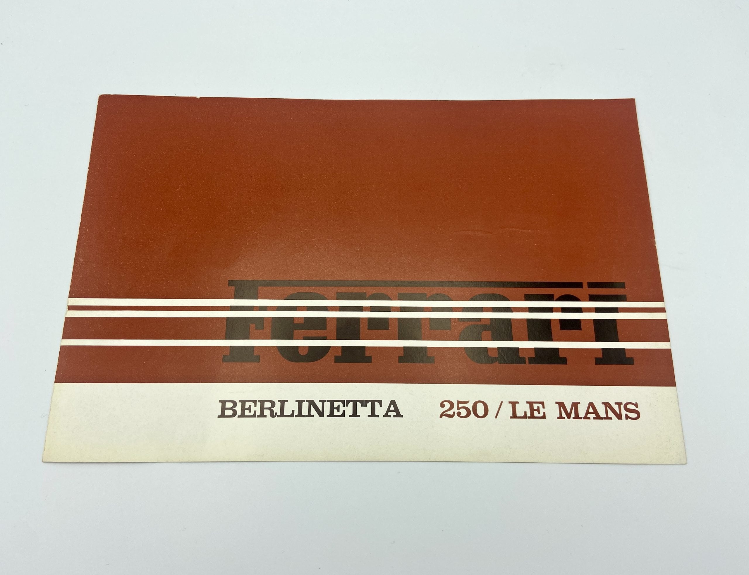 Ferrari 250 Berlinetta Le Mans, 250 LM Sales Brochure