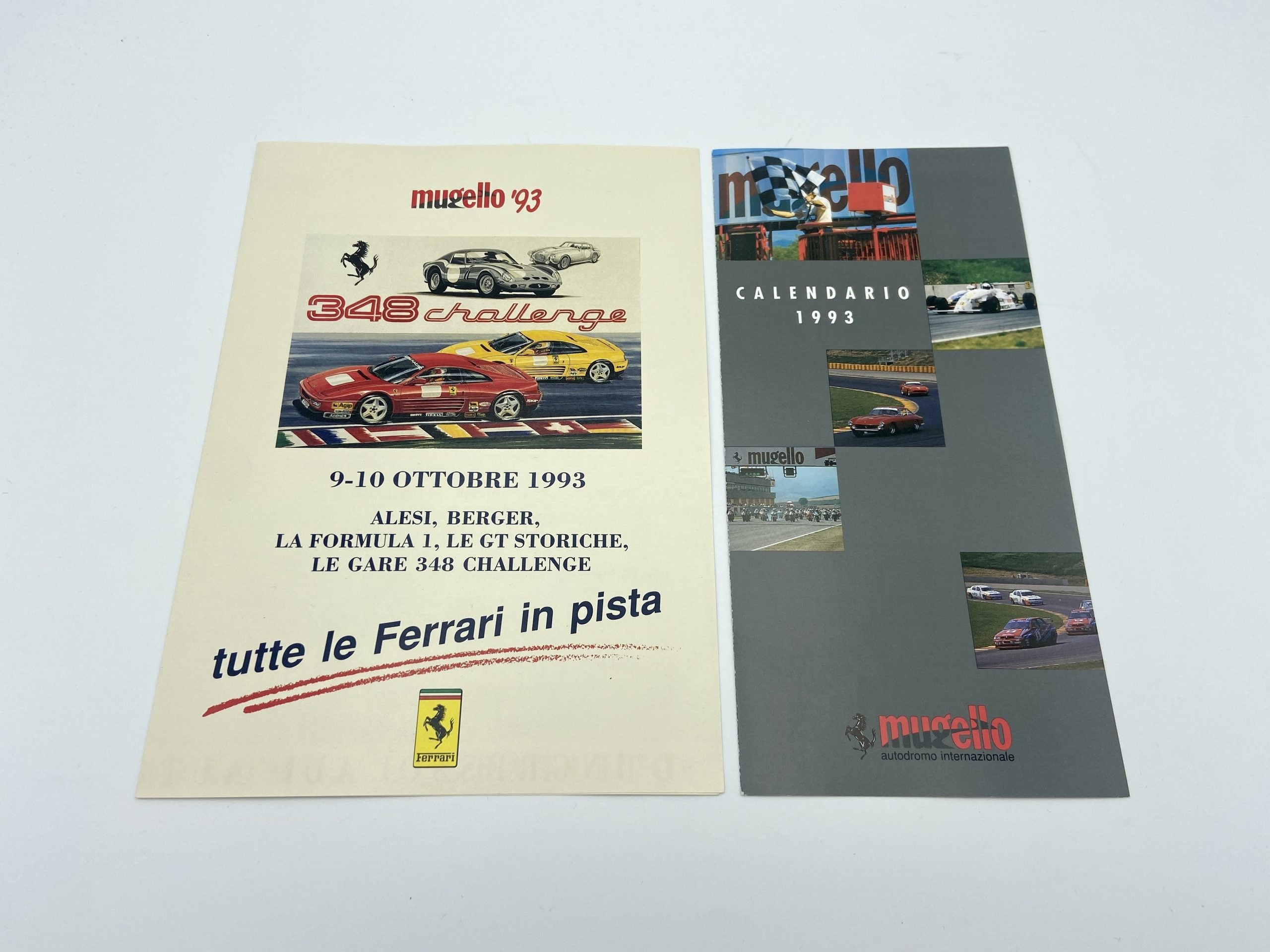 Ferrari 348 Challenge Mugello ’93 Racing Program Brochure – 1993