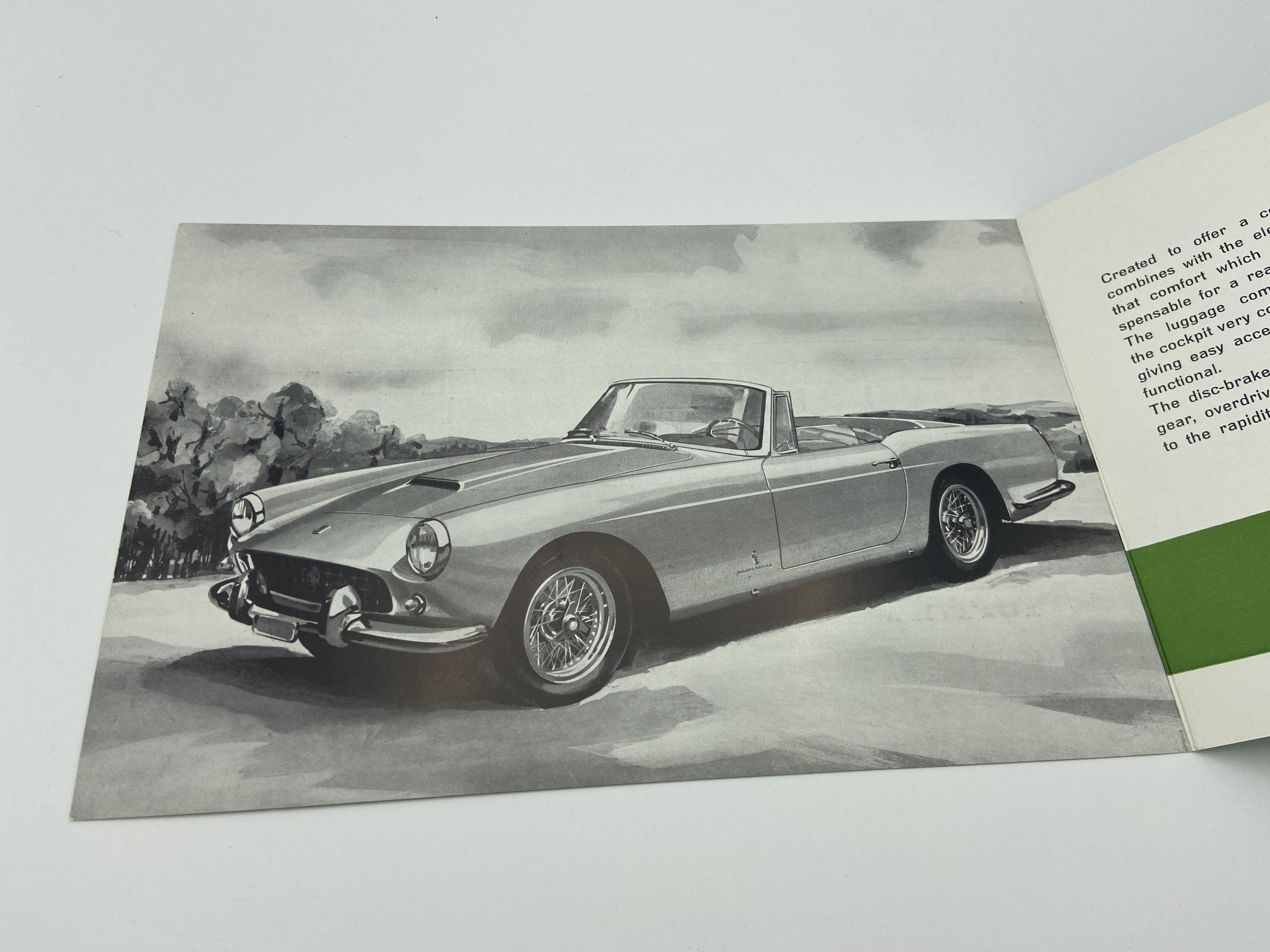 Ferrari 250 Granturismo Cabriolet Pininfarina Sales Brochure - English