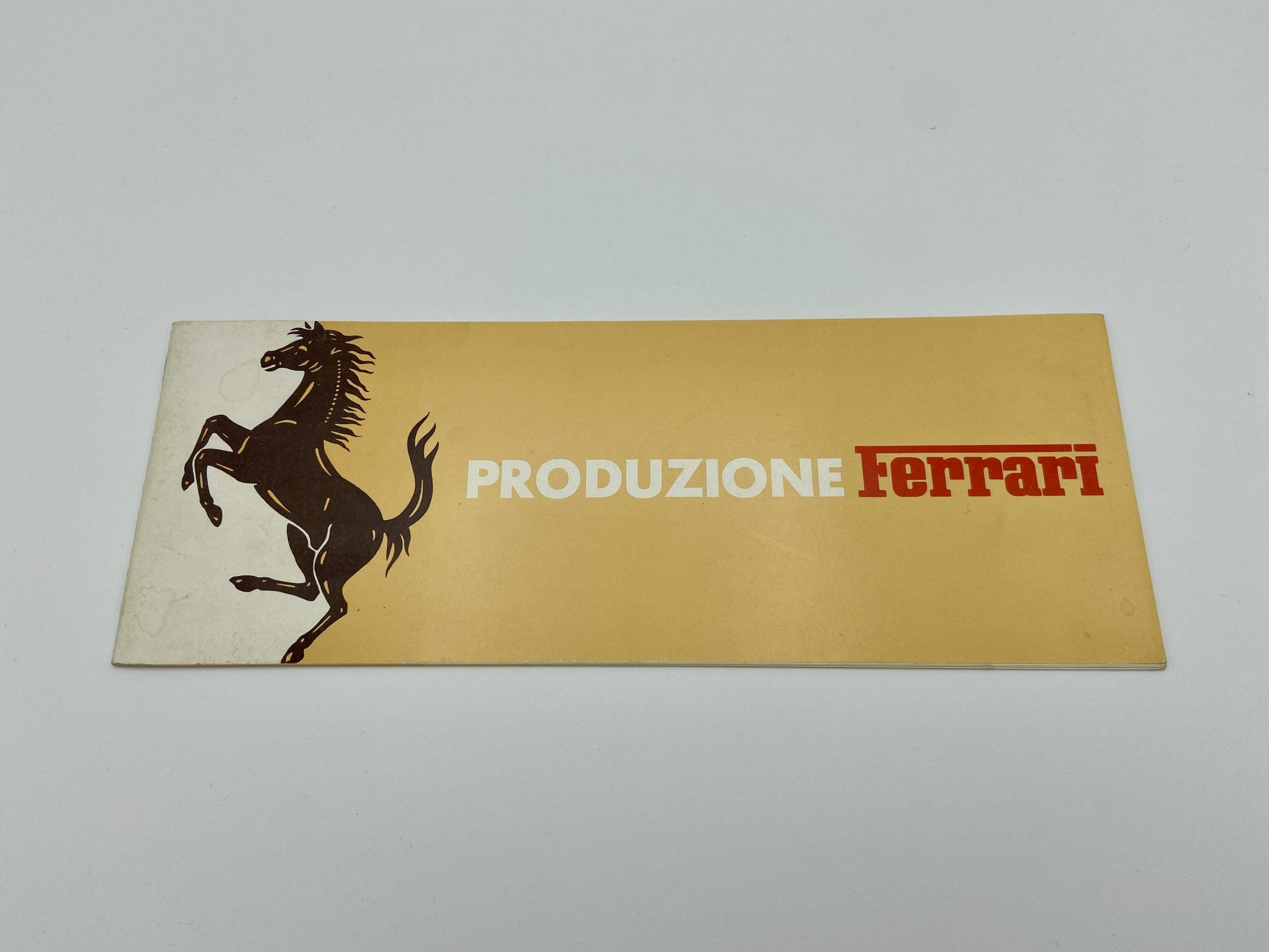 Ferrari Produzione 1977 Production Range Sales Brochure #146/77 - 1977