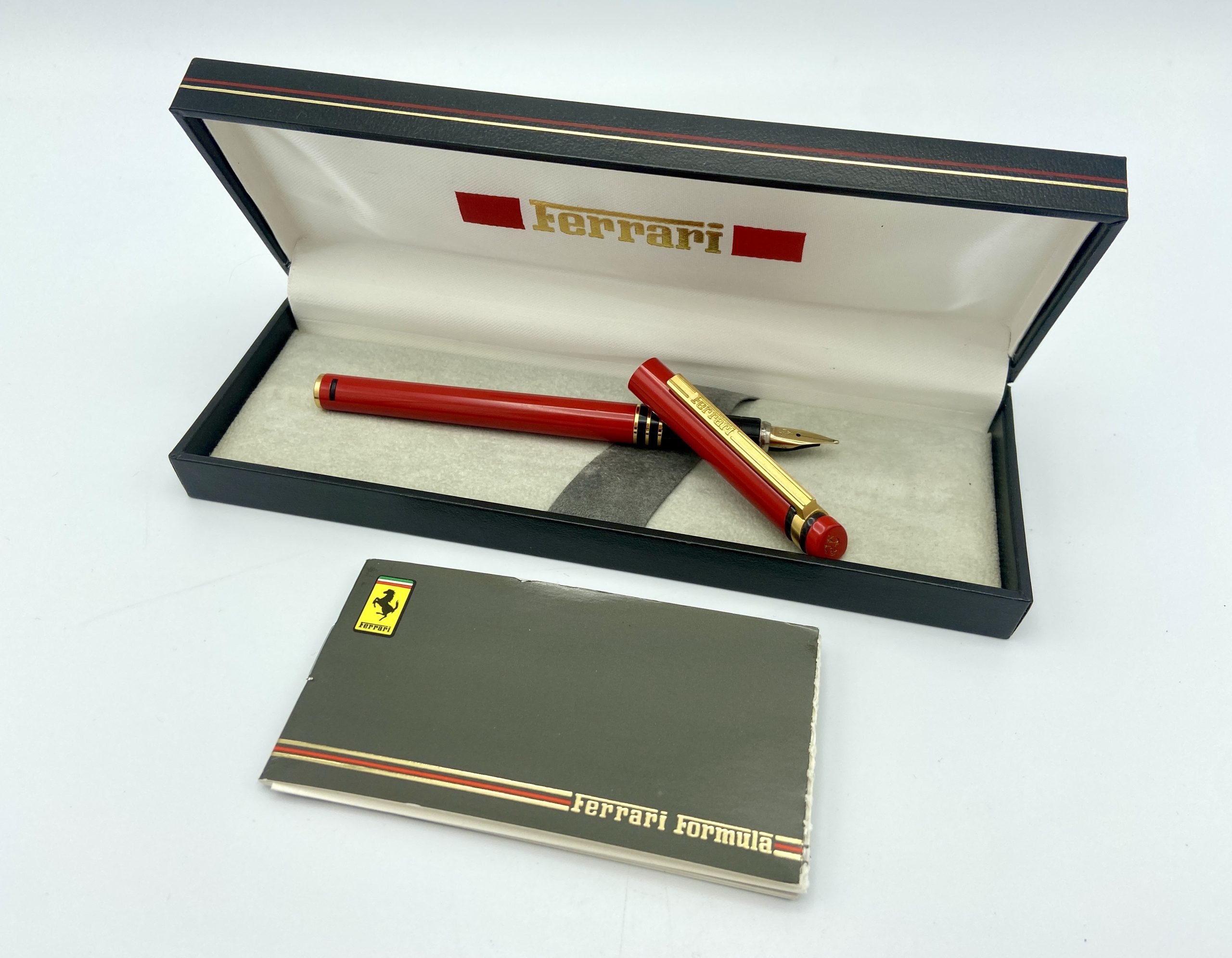 Ferrari Formula Red Fountain Pen in Box – Cartier Series - Baroli ...